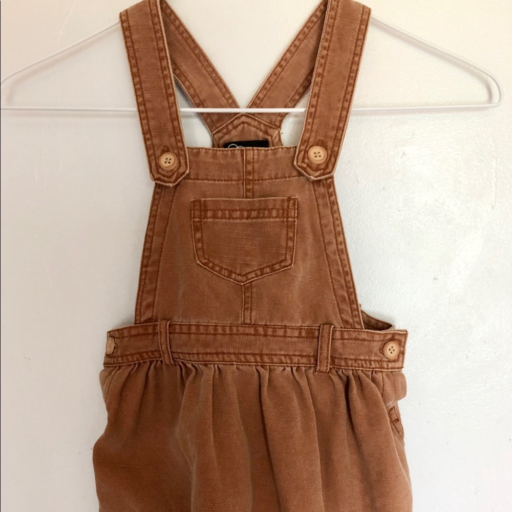 Brown button jumper